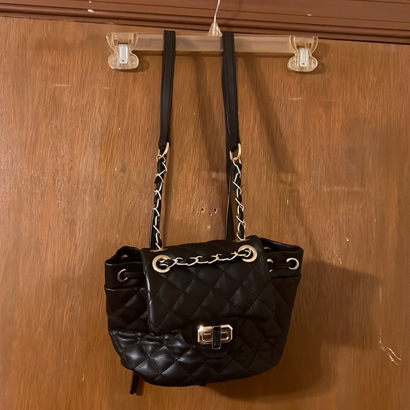 Badgley Mischka Handbags - Black and Gold backpack